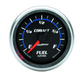 Autometer 6114 Cobalt Fuel Level Gauge 0-280 Ohm Electric Analog Full Sweep 2-1/16 Inch Diameter