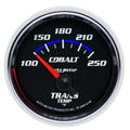 Autometer 6149 Transmission Temperature Gauge 2-1/16 Inch Black Face Electric Analog Short Sweep