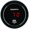 Autometer 6327 Sport-Comp Electric Oil Pressure Gauge, 5-100 psi, 2-1/16 Inch Black Dial