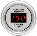 Autometer 6549 Transmission Temperature Gauge, 0-300°F, Digital, 2-1/16 Inch Silver Face