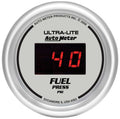 Autometer 6563 Digital Fuel Pressure Gauge, 5-100 psi, Electric, 2-1/16 Inch Diameter, Silver Face