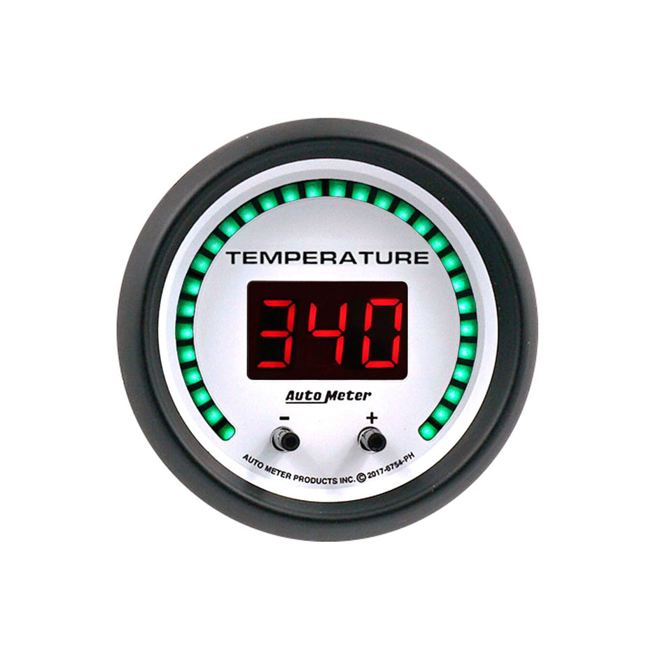 Autometer 6754-PH Phantom Elite Digital Temperature Gauge 60-340°F and 40-170°C