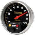 Autometer 6801 Pro-Comp II 10,000 RPM Electric Analog Tachometer with 5-Inch Black Face and Memory