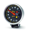 Autometer 6809 5-Inch Pro-Comp Monster Tachometer with 9000 RPM, Electric Analog, Black Face, Pedestal Mount