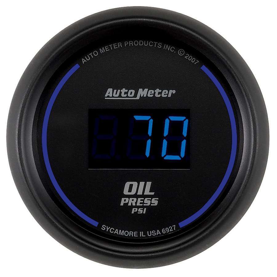 Autometer 6927 Cobalt Digital Oil Pressure Gauge 5-100 PSI