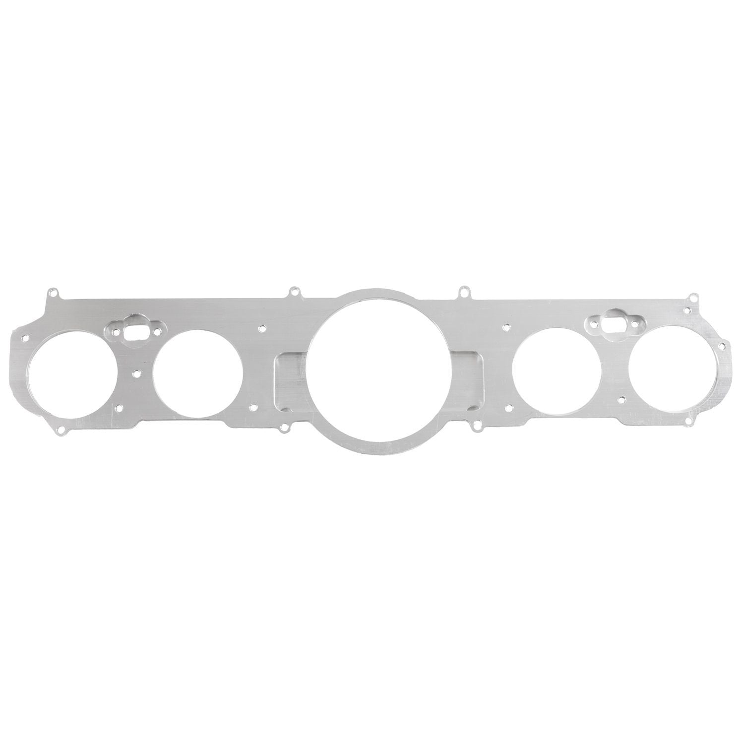 Autometer Billet Dash Insert for Ford Mustang 1965-1966, Aluminum Polished with Multiple Gauge Openings