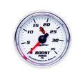 Autometer 7104 C2/S Boost Gauge 0-35 psi, Mechanical, Analog, 2-1/16 Inch White Face