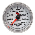 Autometer 7155 Water Temperature Gauge 2-1/16 Inch C2 Series 100-260°F Electric Analog