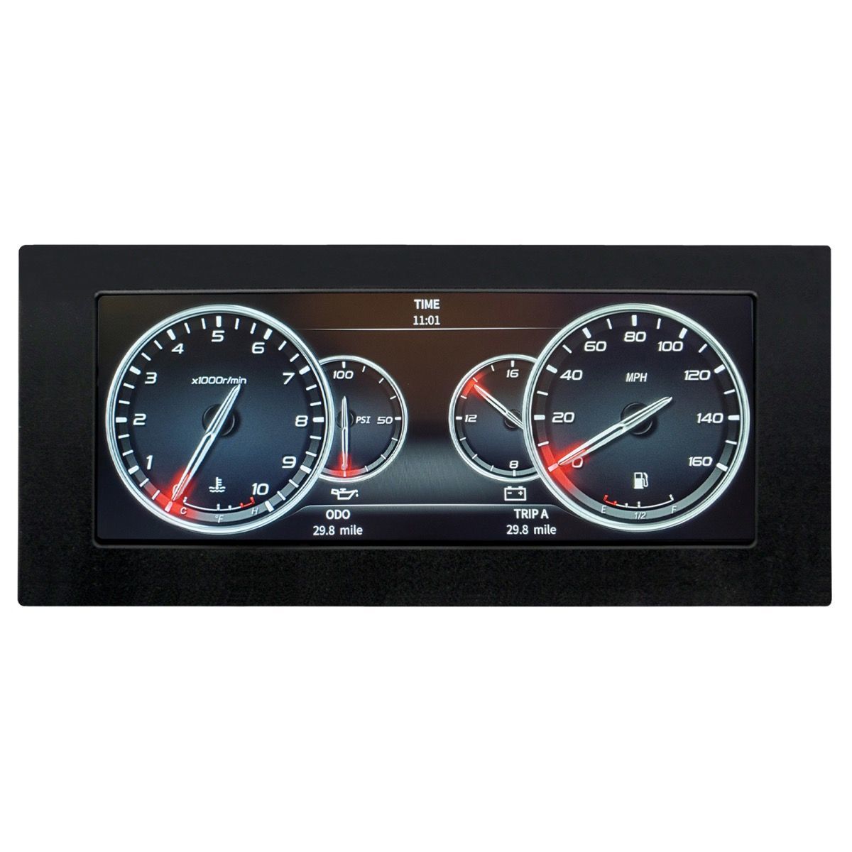 Autometer 7400 8.8 Color Digital Dash Universal Panel Mount Gauge Kit