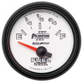 Autometer 7516 Phantom II Fuel Level Gauge 240-33 Ohms, 2-1/16 Inch, White Face, Electric Analog with Short Sweep
