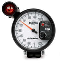 Autometer 7599 Phantom II 10,000 RPM Electric Analog Tachometer with Shift Light, 5-Inch Diameter, Pedestal Mount, White Face