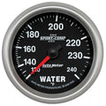 Autometer 7632 Sport-Comp II Water Temperature Gauge 120-240°F, 2-5/8 Inch Diameter, Mechanical Analog