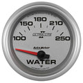 Autometer 7737 Ultra-Lite II Water Temperature Gauge, 100-250°F, 2-5/8 Inch Silver Dial, Electric Analog with Short Sweep