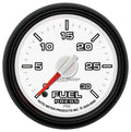 Autometer 8560 Fuel Pressure Gauge for Dodge Vehicles, 0-30 psi, Electric Analog, Full Sweep, 2-1/16 Inch White Face