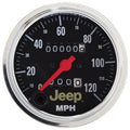 Autometer 880245 Jeep Series 3-3/8 Inch Mechanical Speedometer with 120 MPH Analog Display and Jeep Logo
