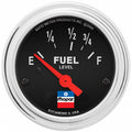 Autometer 880785 Mopar Logo Series 2-1/16 Inch Fuel Level Gauge with Classic Black Face and 73-10 Ohm Resistance