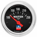Autometer 880787 Mopar Logo Series Water Temperature Gauge 100-250°F, 2-1/16 Inch Diameter, Black Face, Electric Analog with Short Sweep