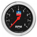Autometer 880791 Mopar Logo Series 3-3/8 Inch Tachometer Gauge with 8,000 RPM Range for Classic Mopar Vehicles