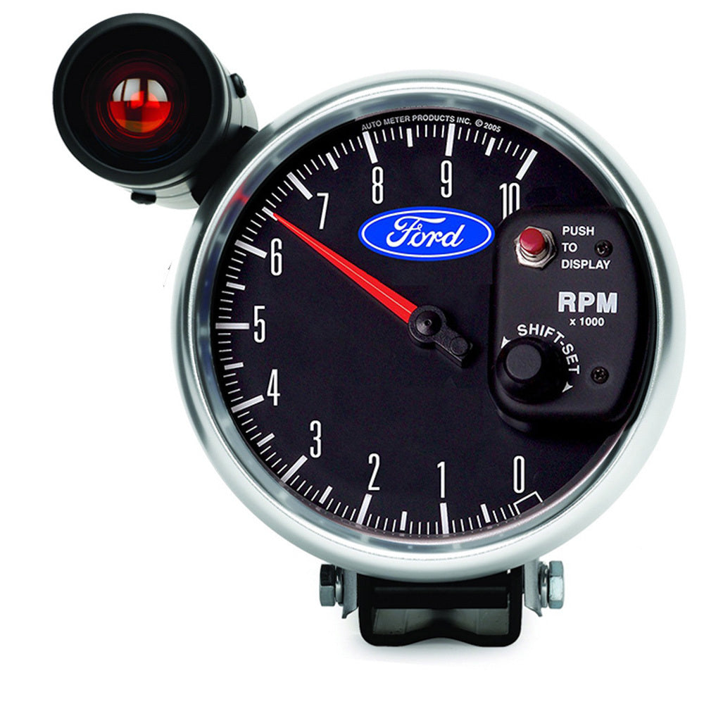 Autometer 880827 5-Inch Tachometer with Shift Light and Memory for Ford Vehicles