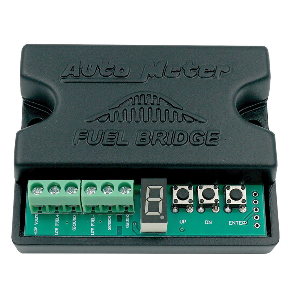 Autometer Fuel Gauge Bridge Module 9109 Universal Mount Black Plastic