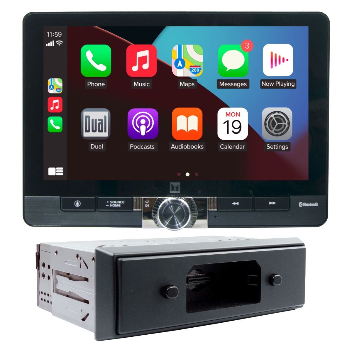 Autometer DashPlay Connected Car Experience Digital Gauge Kit with Touchscreen, Bluetooth, Android Auto and Apple CarPlay