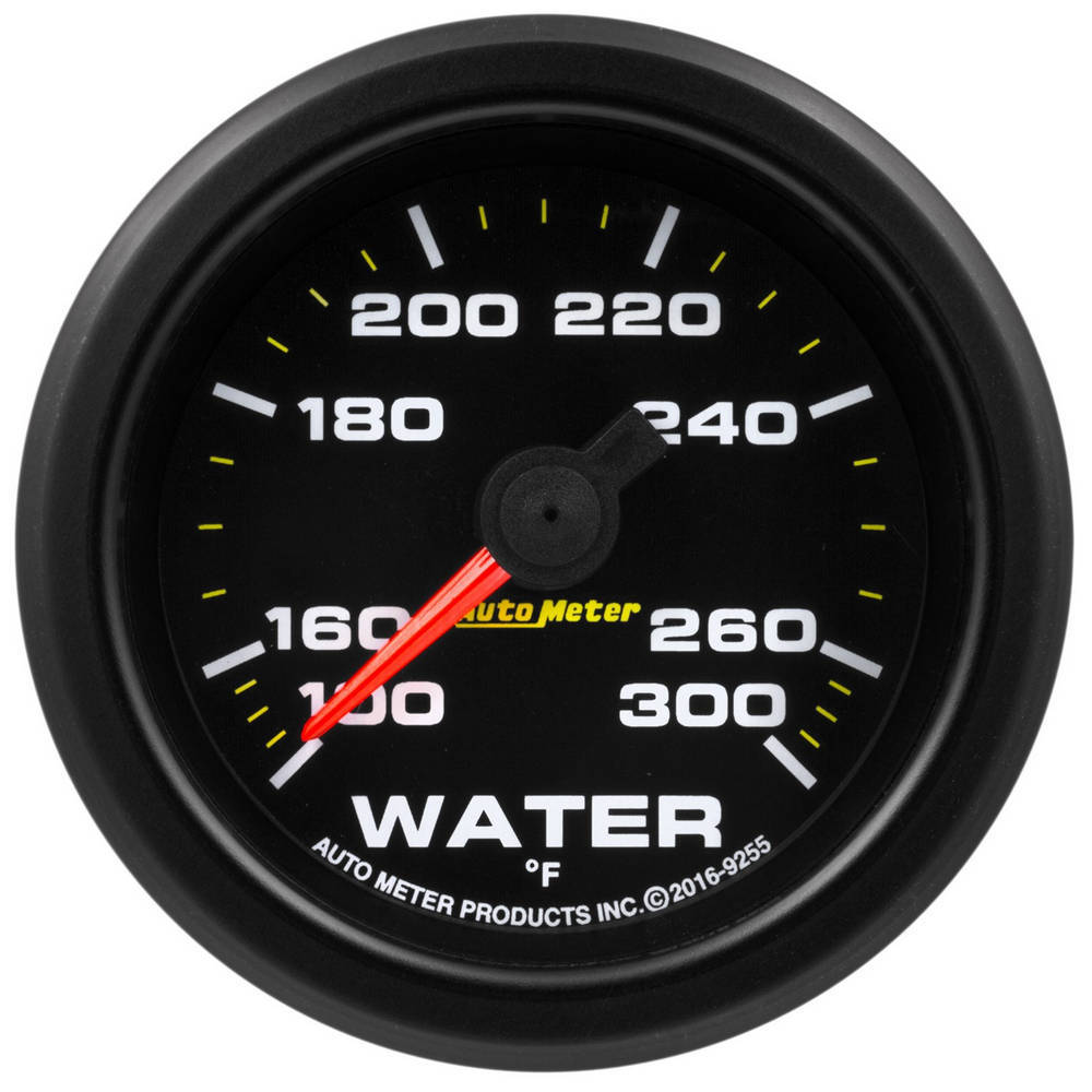 Autometer 9255 Water Temperature Gauge 2-1/16 Inch Full Sweep Analog Electric Sensor