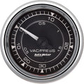 Autometer 9703 Chrono Series Vacuum and Boost Gauge 0-30 psi, 2-1/16 Inch Diameter, Black Face