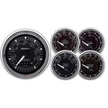 Autometer 9708 Chrono Series 5-Piece Gauge Kit with Chrome Bezel and Black Face