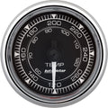 Autometer 9754 Chrono Series Water Temperature Gauge 120-280°F, 2-1/16 Inch Black Face, Full Sweep Electric