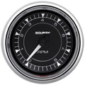 Autometer 9797 Chrono Series 3-3/8 Inch Electric Tachometer with Black Face and 8,000 RPM Range