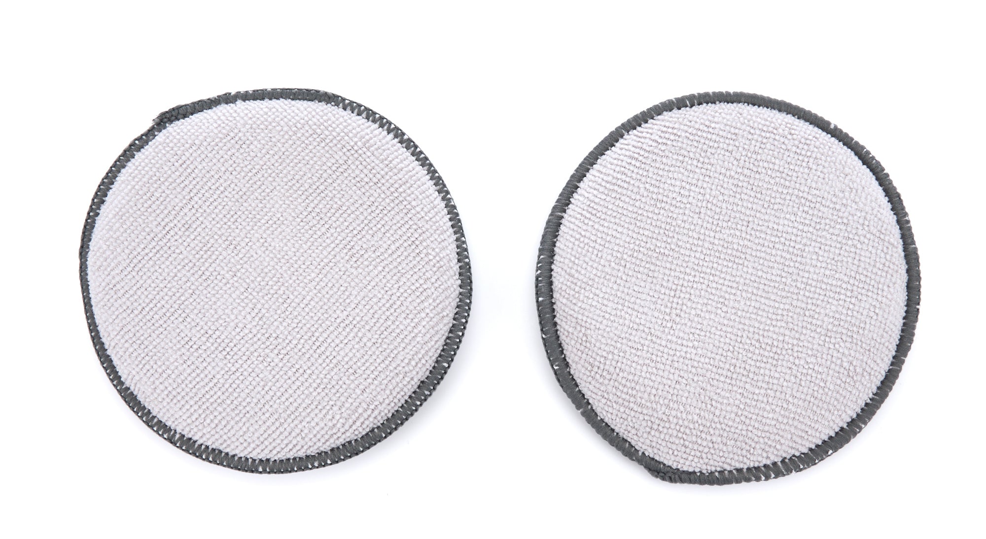 ATP Chemicals & Supplies 903000 Microfiber Wax Applicator Pads Pair, 5 Inch Diameter, Gray