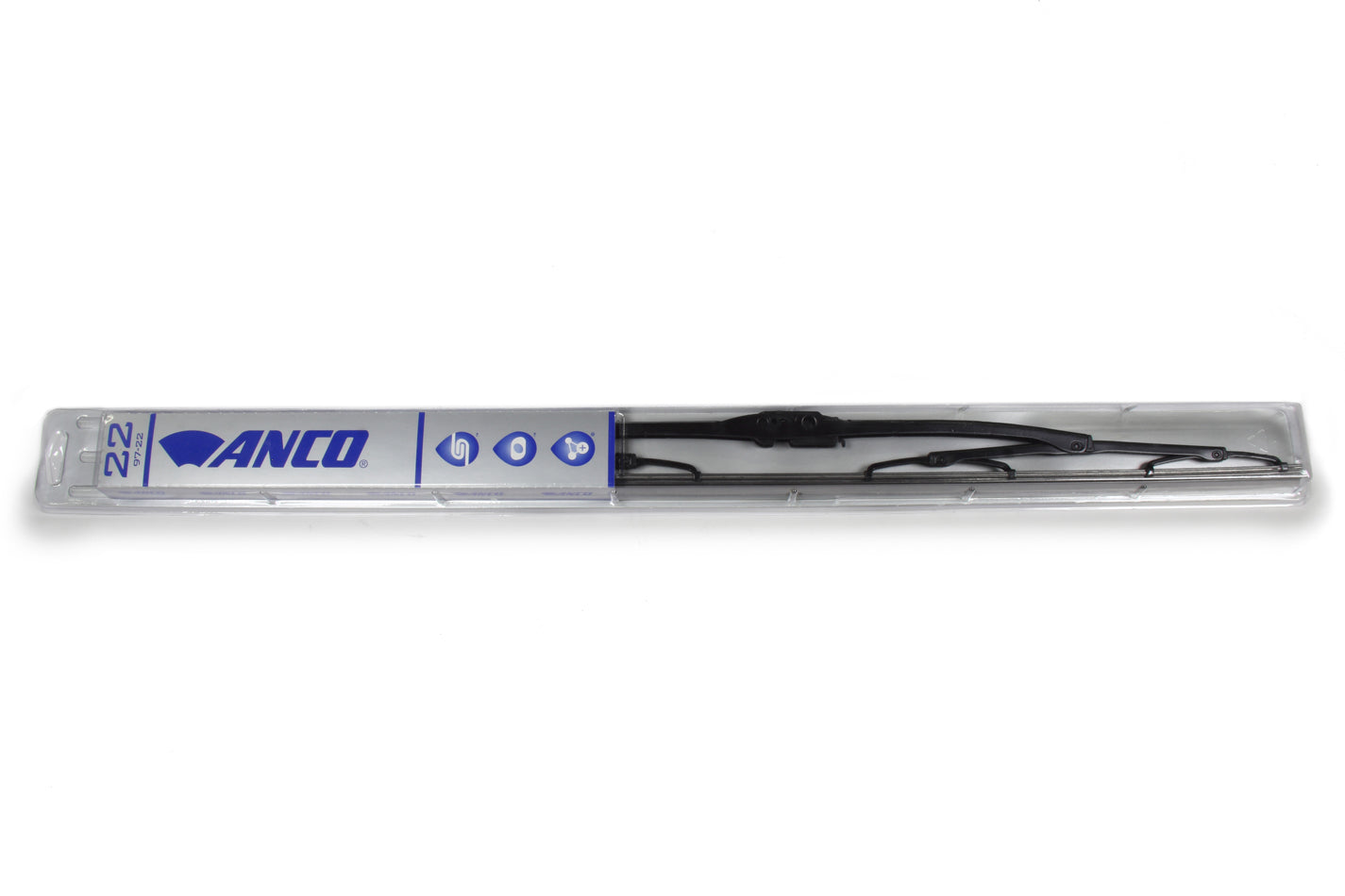ATP Chemicals & Supplies Anco 97 Series Wiper Blade 22 Inch Rubber Steel Black Powder Coat