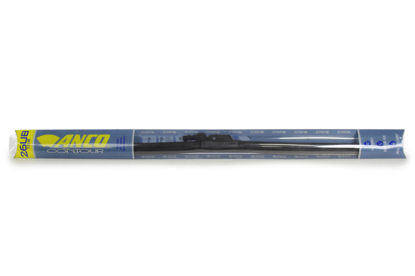 ATP Chemicals & Supplies C-26-UB Contour Wiper Blade, 26 Inches, Rubber and Steel Construction, Black Powder Coat Finish