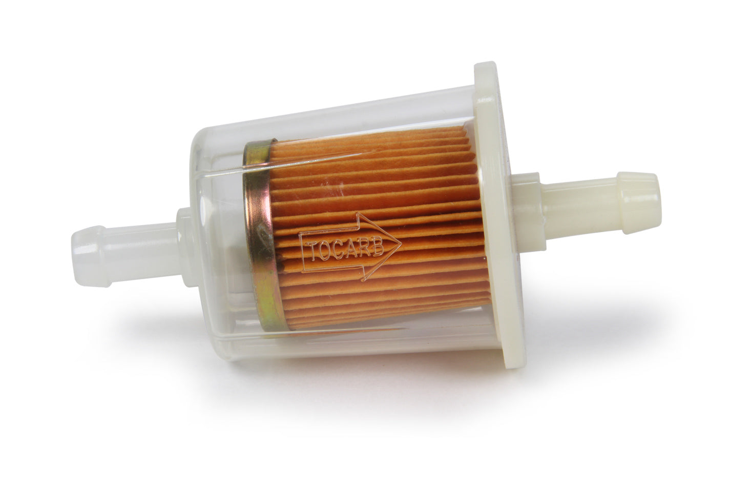 ATP Chemicals & Supplies PFF20118 In-Line Fuel Filter 3/8 Inch NPT Female, 20 Micron Paper Element, Clear Plastic
