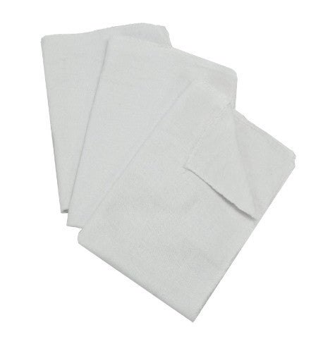 ATP Chemicals & Supplies VIKI984300 Polishing Cloth Set of 3, 17 x 11 Inches, Cotton, White
