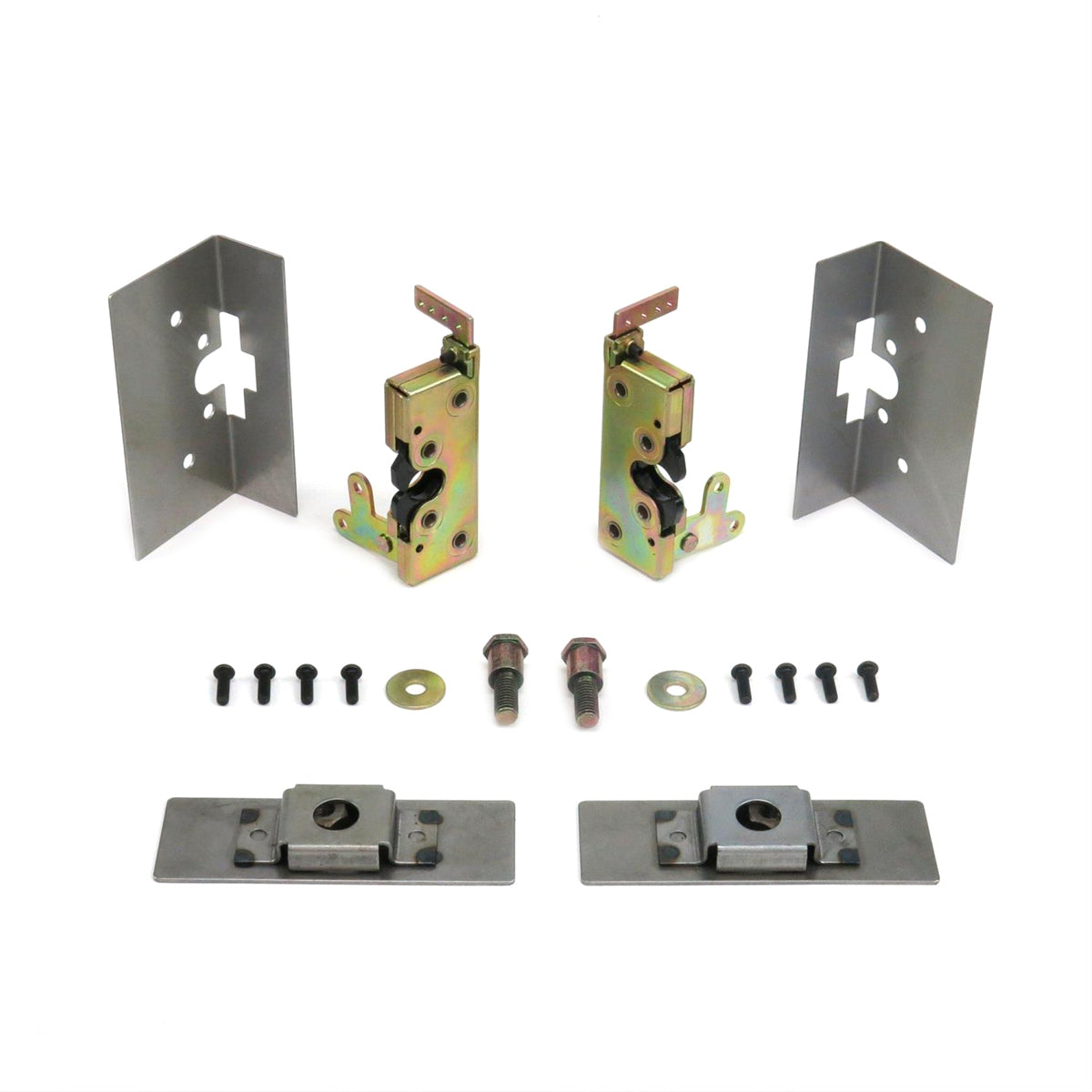 AUTO-LOC AUTBCLGKT Large Bear Claw Door Latch Kit with Hardware and Strikers