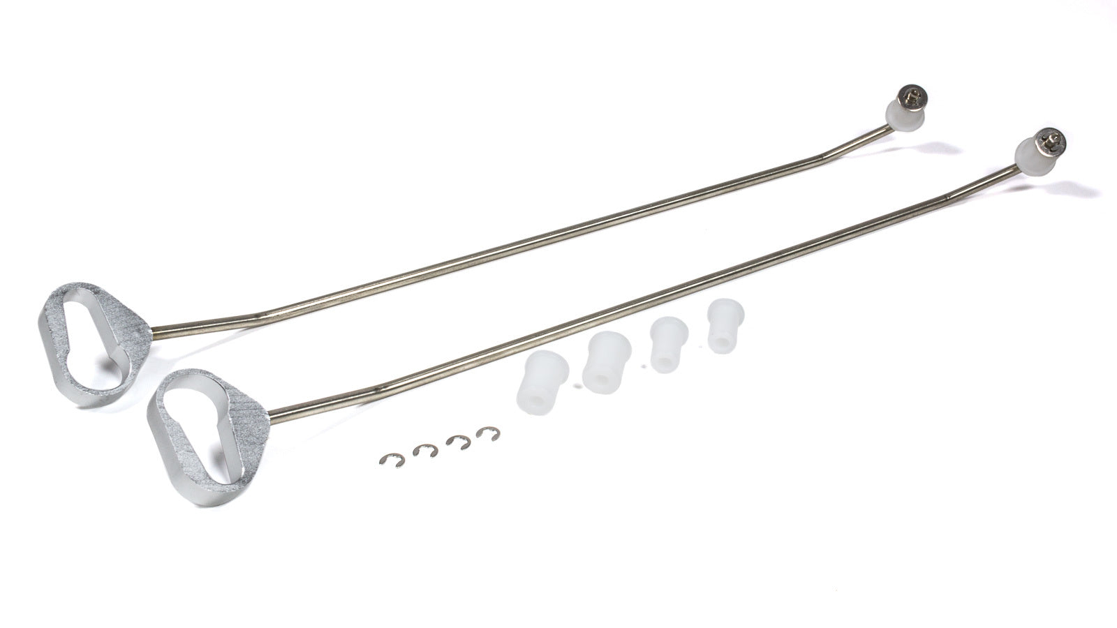 Auto-Loc AUTBCPROP Door Prop Kit Pair, 16.5 Inch Length, Aluminum and Steel Construction, Natural and Polished Finish