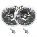 AUTO-LOC AUTLENA1ABS Snake-Eye 7 Inch Halogen Headlight Assembly with H4 Bulb
