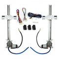 AUTO-LOC AUTPW55033 Power Window Kit with Switches for Universal Flat Glass Windows, 2-Door U-Wire Design