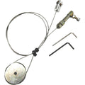 AUTO-LOC AUTSVPULY Bear Claw Pulley Kit with Steel Cable and Cadmium Finish
