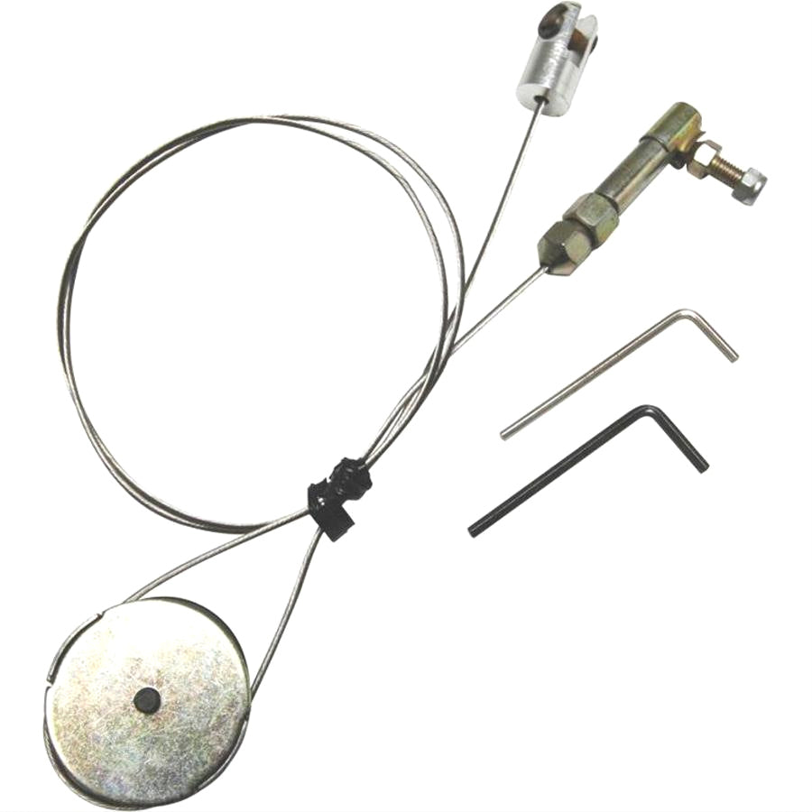 AUTO-LOC AUTSVPULY Bear Claw Pulley Kit with Steel Cable and Cadmium Finish