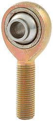 Aurora HXAB-6T Male Rod End High Misalignment Spherical Bearing 3/8 Inch Bore, 7/16-20 Left Hand Thread, Teflon Lined Steel Ball, Cadmium Finish