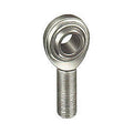 AURORA VCM-6 Male Rod End with PTFE Lining, 3/8 Inch Bore, 3/8-24 Right Hand Male Thread, Steel Ball and Zinc Oxide Finish