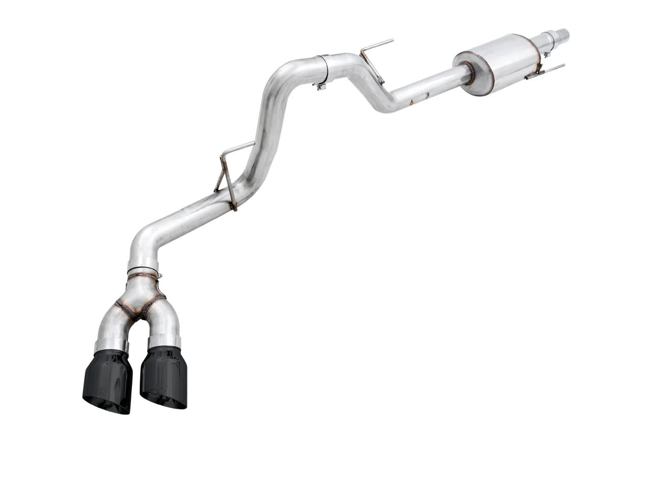 AWE Tuning 3015-23058 OFG Exhaust System for Ford F-150 2015-2020 with 3-Inch Diameter and Black Polished Tips