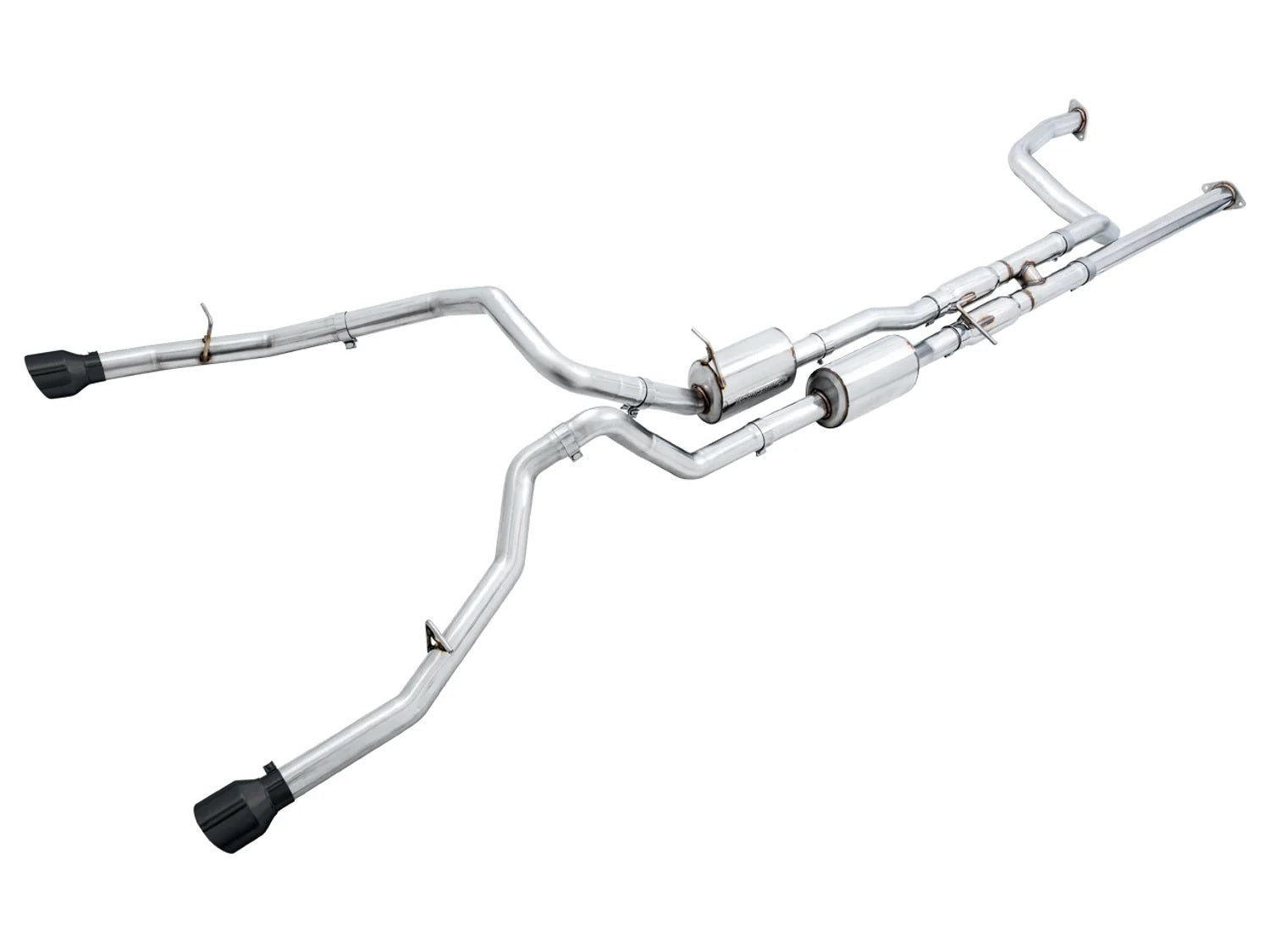 AWE Tuning 3015-33005 OFG Edition Cat-Back Exhaust System for 2021-24 Ram 6.2L TRX with 3-Inch Dual Exit and Black Tips