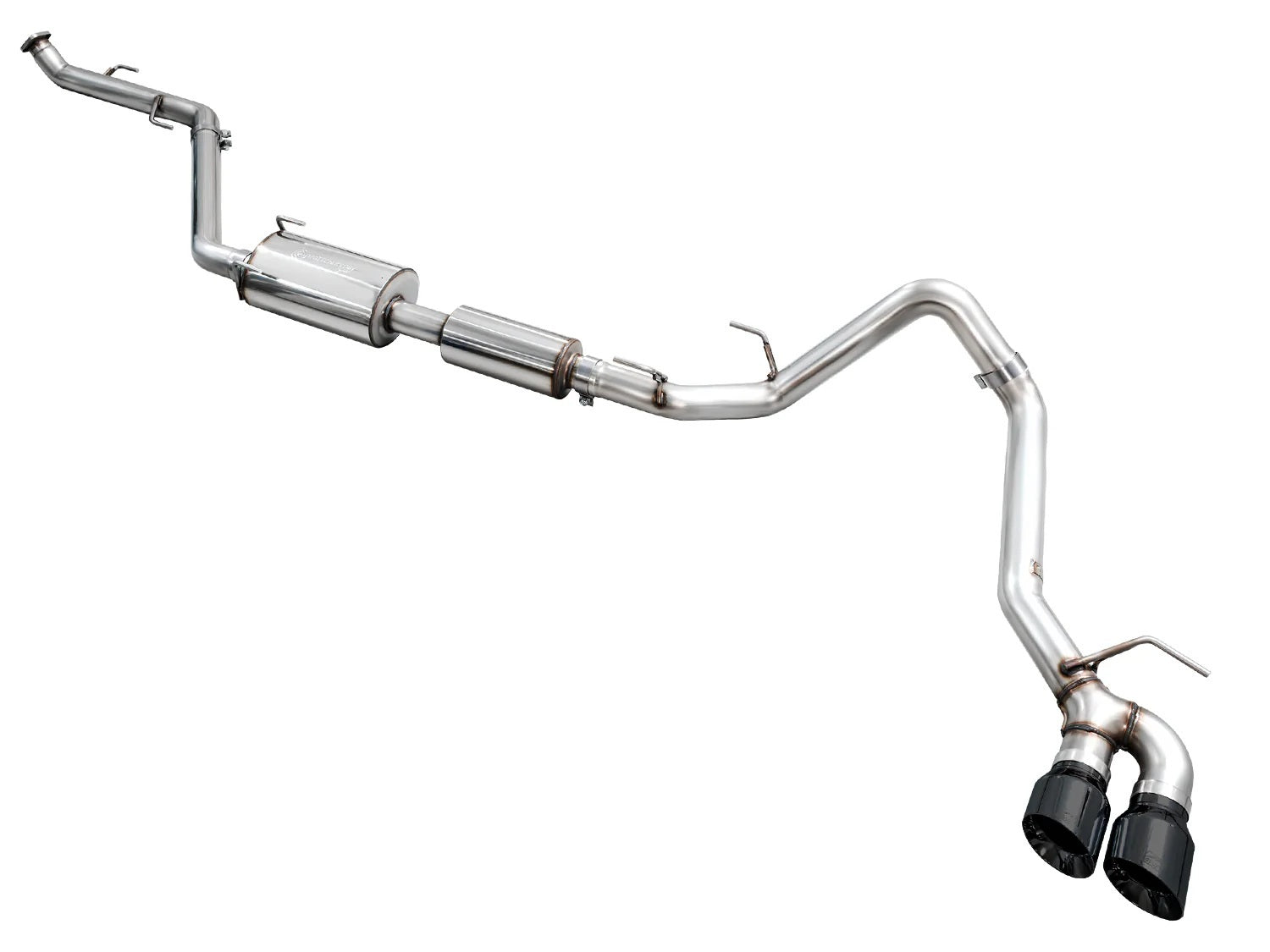 AWE Tuning 3015-33254 Track Edition Cat-Back Exhaust System for Toyota Tacoma 2024-2025 with 3 Inch Diameter and Black Tips