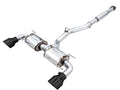 AWE Tuning BRZ GR86 FR-S Exhaust Dual Outlet with Black Tips and 3-Inch Diameter