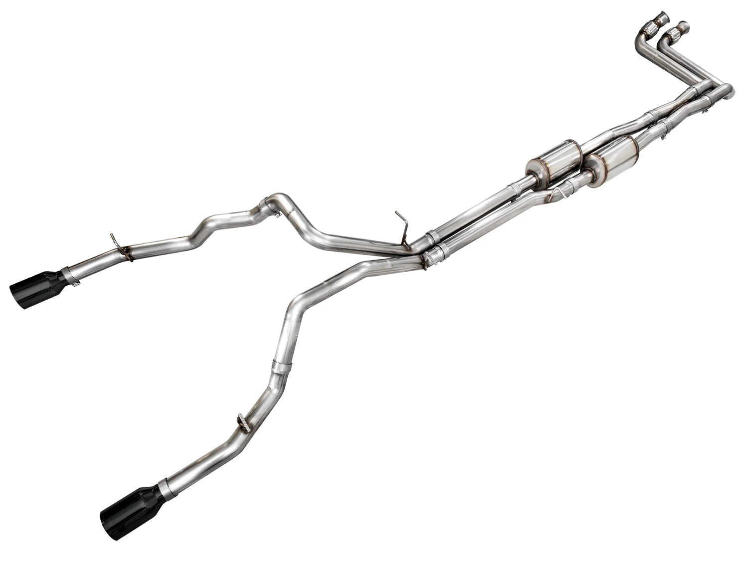 AWE Tuning 3015-33530 OFG Edition Cat-Back Exhaust System for Ram 1500 with 3-Inch Diameter Dual Rear Exit and Black Tips