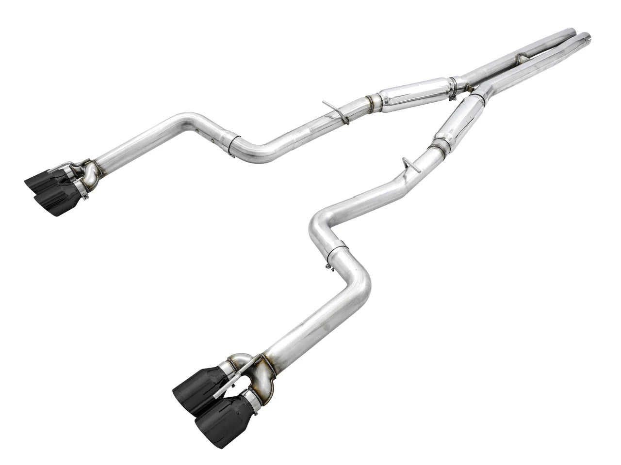 AWE Tuning 3015-43144 Track Edition Cat-Back Exhaust System for Dodge Challenger 2015-2023 with 3-inch Diameter and Dual Rear Exit with 4-inch Black Tips