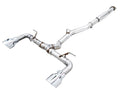 AWE Tuning BRZ GR86 FR-S Exhaust Dual Outlet Chrome Tips with 3-Inch Diameter and Stainless Steel Construction